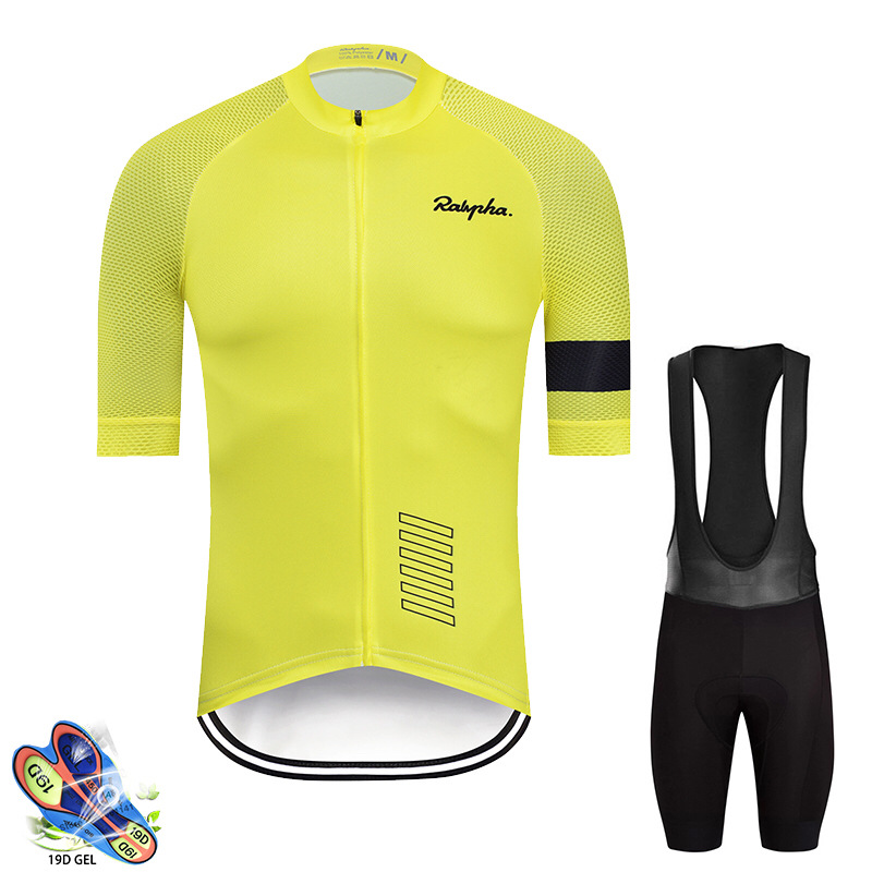 Men's Cycling Jersey Short Sleeve White Summer MTB/Road Bike Race Clothing Set 2025 New