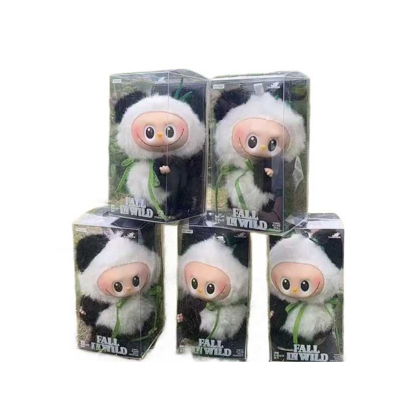 New Pop Mart Labubu Doll Plush Little Leader ZIMOMO Little Angel Thai Princess Plush Panda L250705FI37