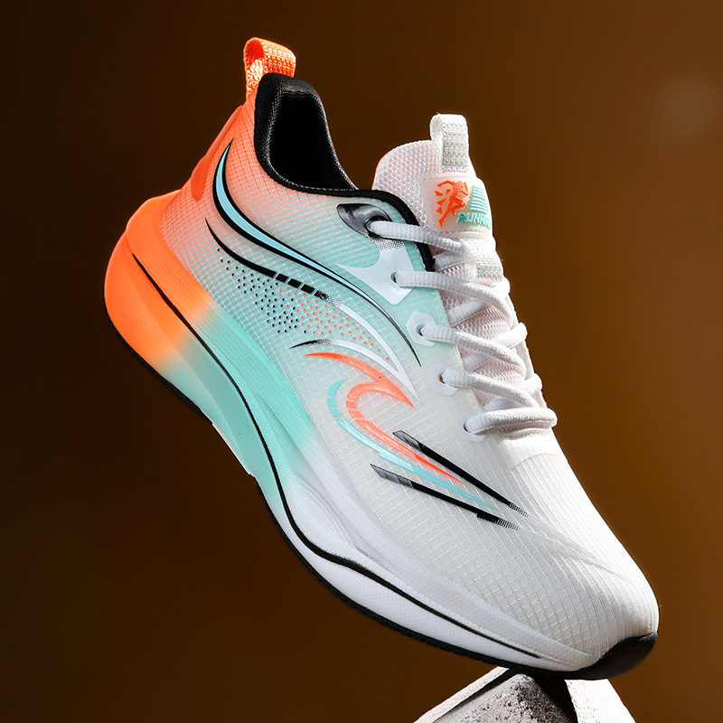 2025 New Carbon Plate Men, Mesh Breathable Sports for Women, Shock Absorption Youth Student Professional Running Shoes