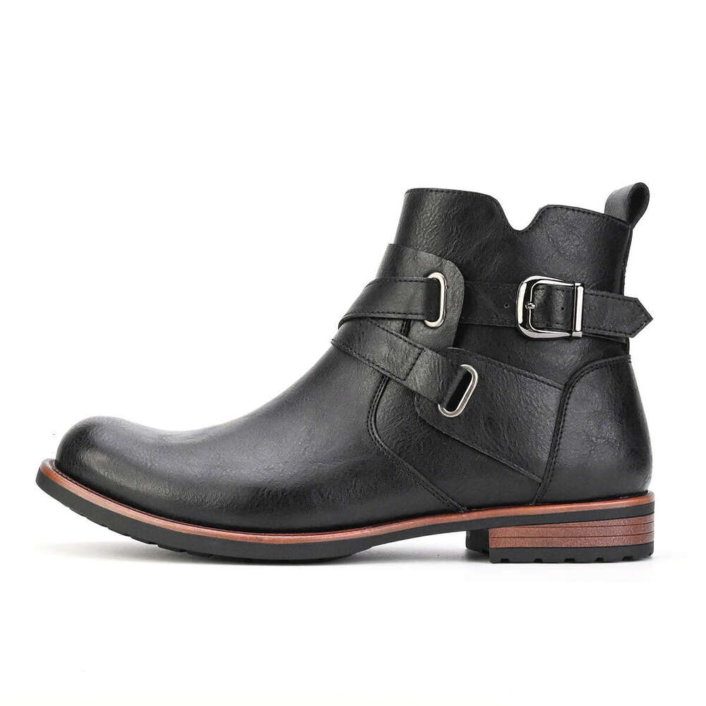 Men's British Style Low Free shipping Heel Daily Casual Boots