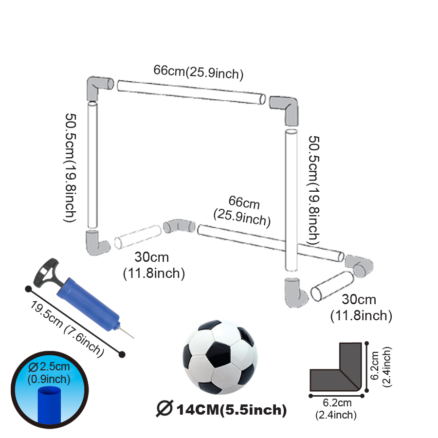 Portable Folding Childrens Soccer Door Toy for Outdoor Play - Ideal Beach Entertaining Accessory