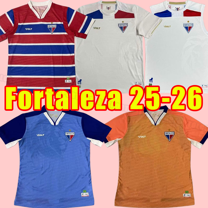 25 26 Fortaleza Copa Libertadores Soccer Jerseys 2025 2026 #18 Camisa Masculina La Dorada Men Football Shirt women home away training goalkeeper