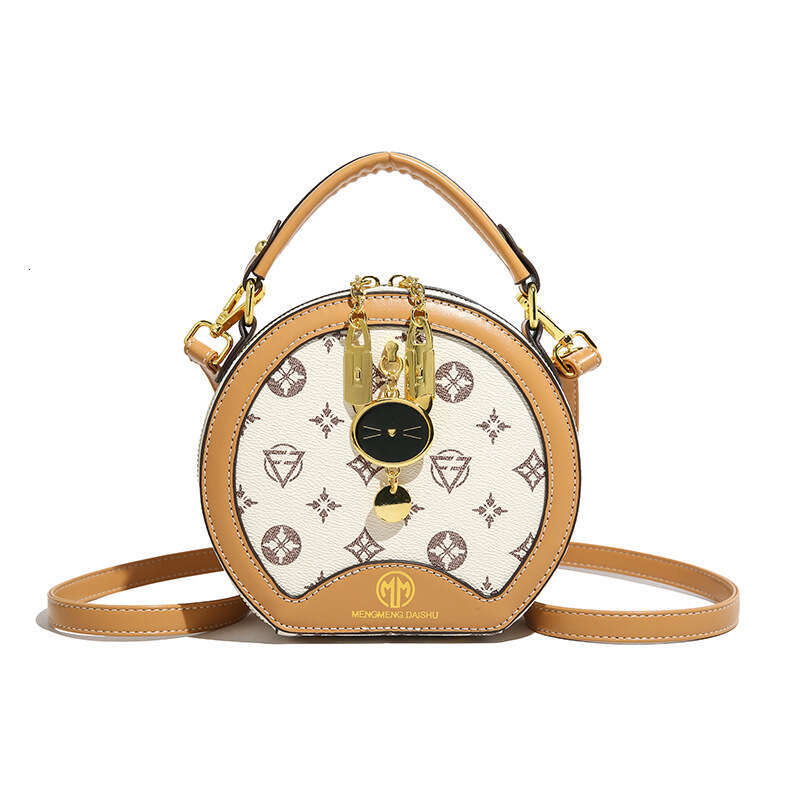 New High-End Round Fashion Versatile Small Women's Crossbody Handbag Shoulder Bag
