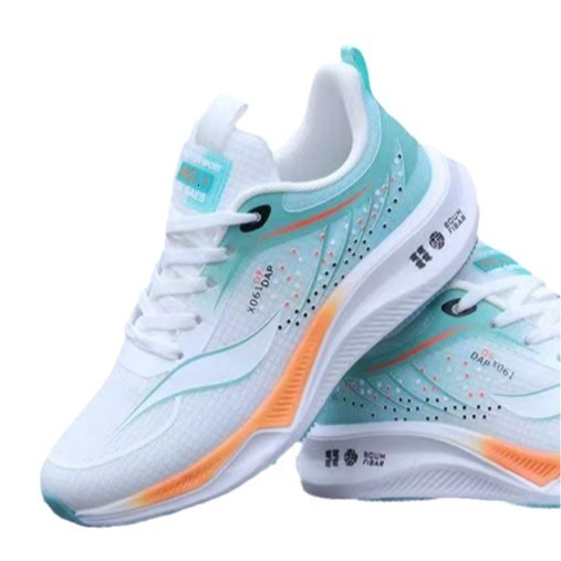 Spring Sneakers Mesh Breathable Running Youth Trend Low-top Thick-soled Lightweight Comfortable Men's Shoes