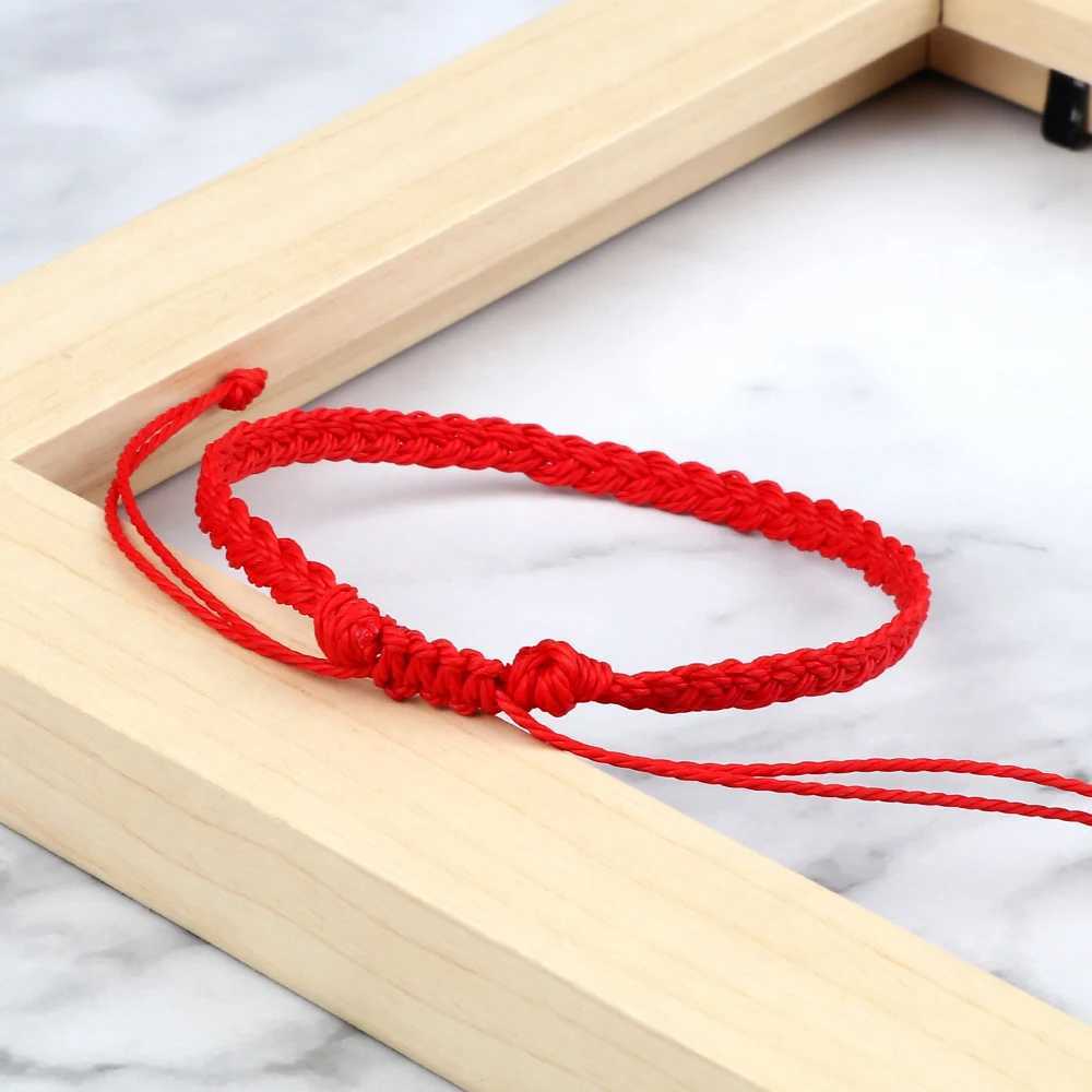 Classic Handmade Braided Bracelets for Women Men Pure Color Waxed Thread Braid Wristband Charm Bracelet Adjustable Jewelry Gifts XJ250707