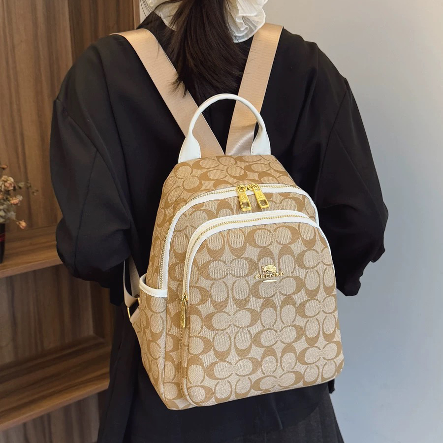 Backpacks Designer Bags Luxury Bags Fashion Shoulder Rucksack Unisex Vintage Old Flower Brown Large Capacity Student Commuter Backpack Backpack School