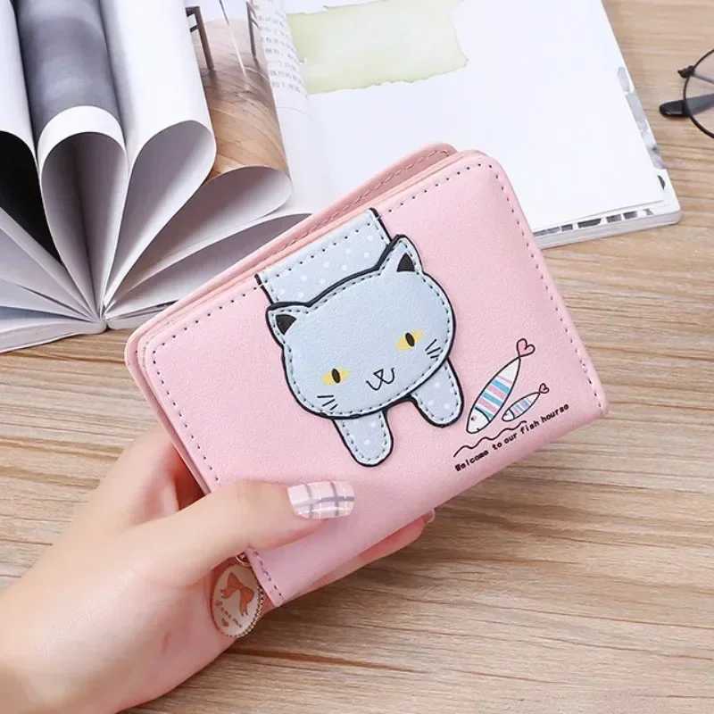 Wen Cute Wallet Small Zipper Girl Wallet Brand Design PU Leather Wen Coin Purse Fem Card Holder Wallet Y250707