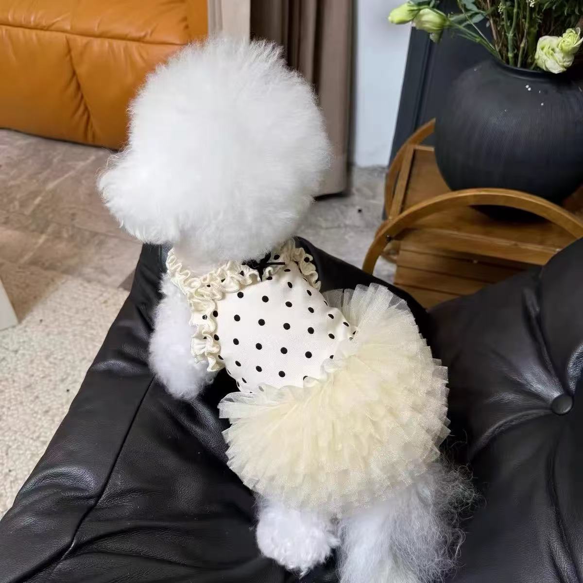 T646 Pet dog clothes cute princess style cute tutu skirt clothing Bichon Yorkshire small dog vest skirt