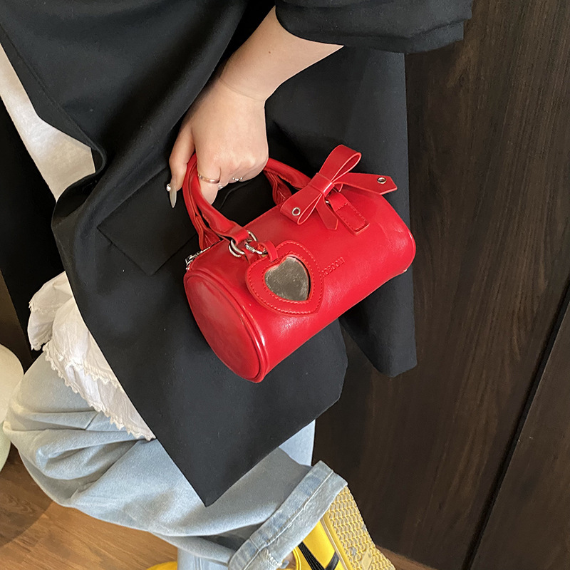 Free shipping designer Summer Yellow Super Hot Cylinder Bag Women 2025 New Light Luxury Niche Design High-end Pillow Crossbody Bag