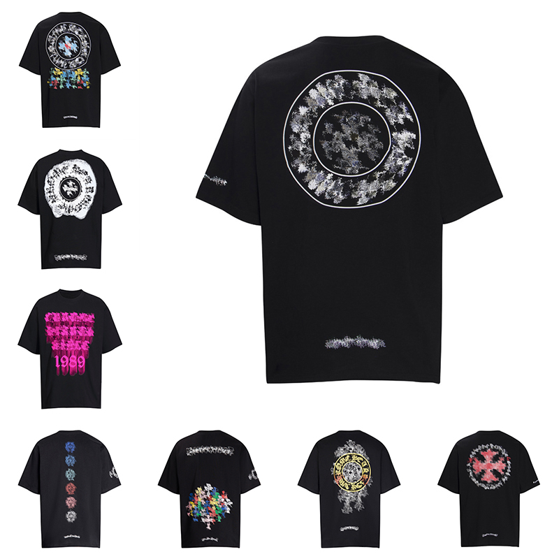 Designer Mens T-shirts Trendy Round Neck Short Sleeved Top Clothes Men Women Casual Breathable Black White T-shirt Tees S-XL