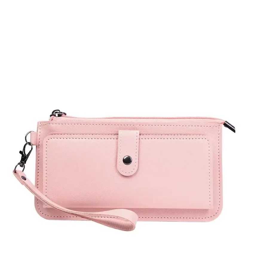 1 Pcs New PU Leather LG Mti-card Positi Cluh Buckle Zipper Student Wallets Mens Wallet Multi-functional Fi New Y250707