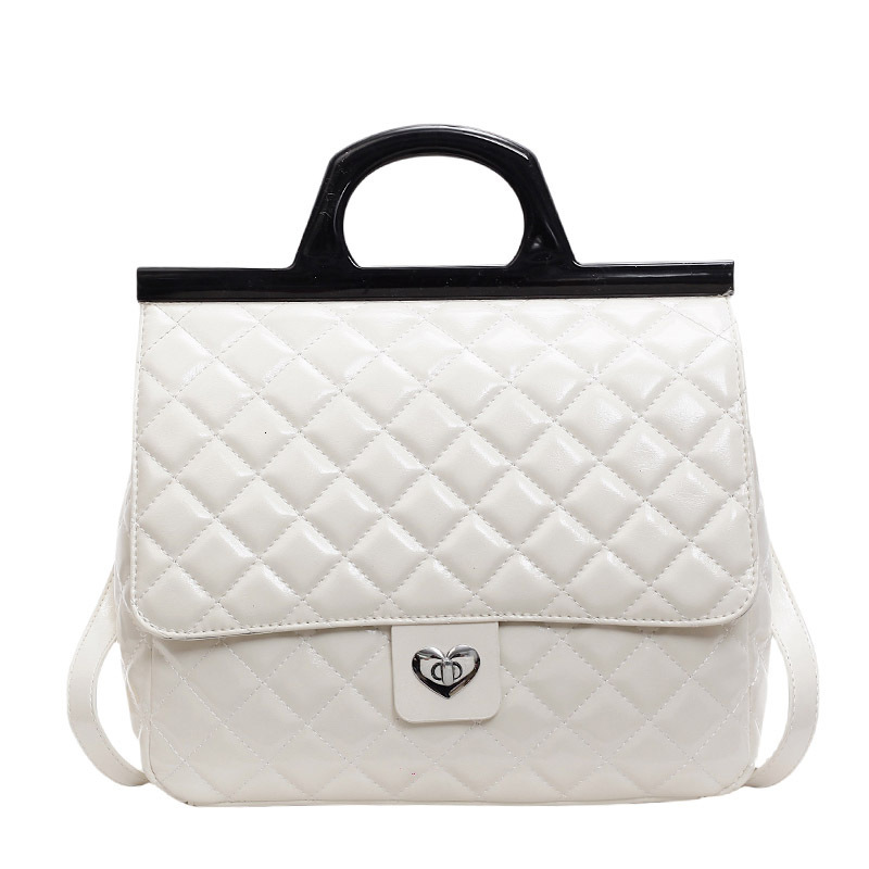 Free shipping designer Quilted Double Shoulder Bag for Women New Trendy Korean Handbag Briefcase College Style Large Capacity Backpack