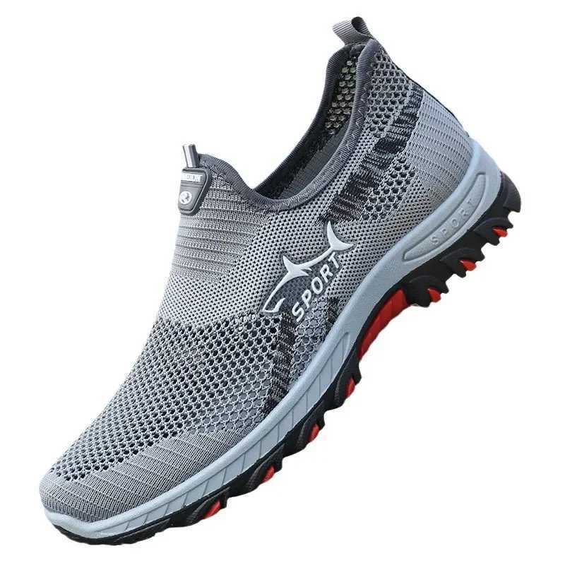 Mens summer sneakers Mens sneakers breathable mesh summer sports shoes Casual sneakers sing shoes Y250707