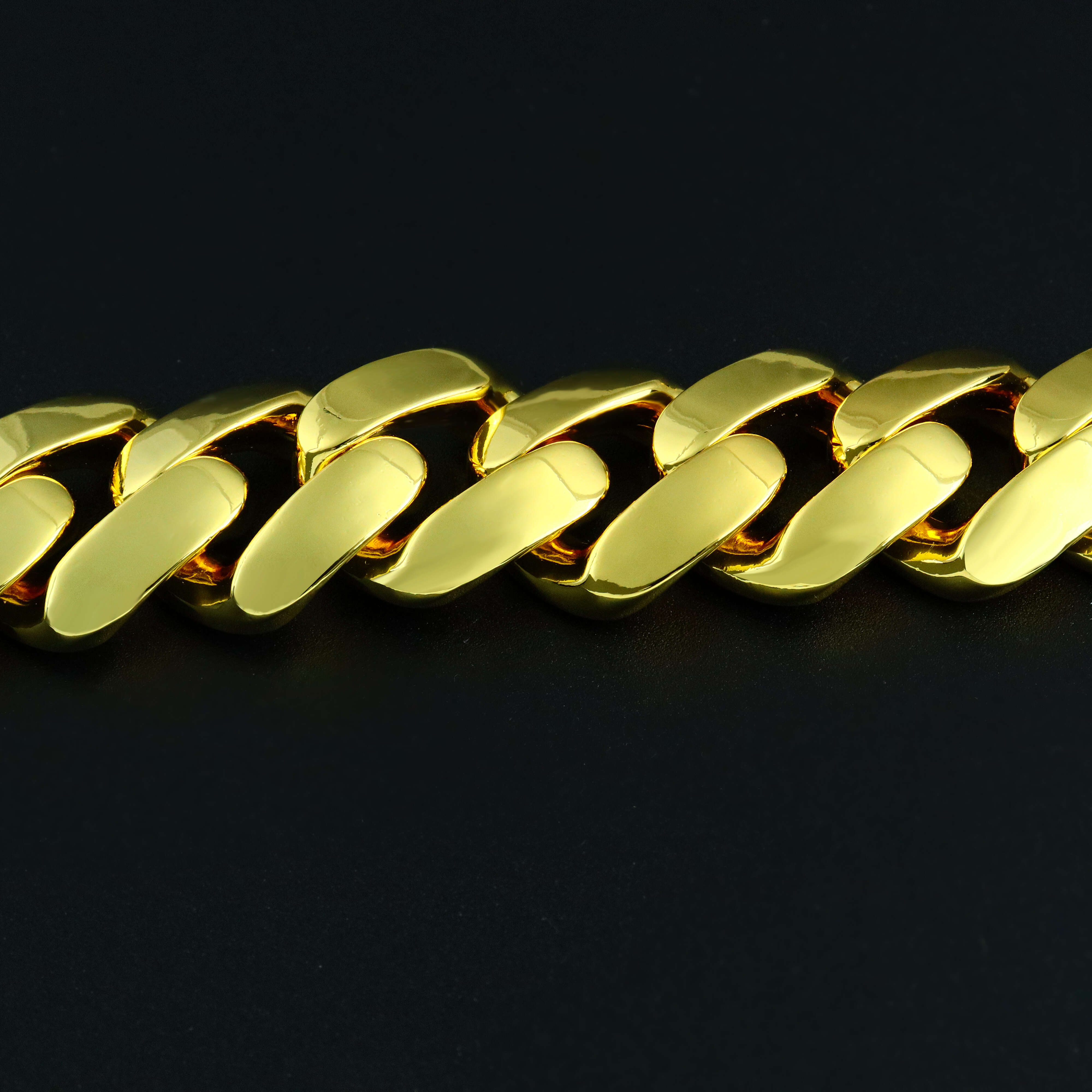 20mm 16mm 10mm Wholesale Choker 18k Gold Custom Gold Cuban Link Chain 24k Gold Fine Jewelry Miami Cuban Chain Necklace