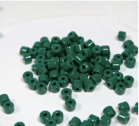 6mm 50pcs Cylindrical Bracelet Beaded Jewelry Handmade Accessories Loose Bead Multi-Color Gradient Acrylic Solid Color Beads