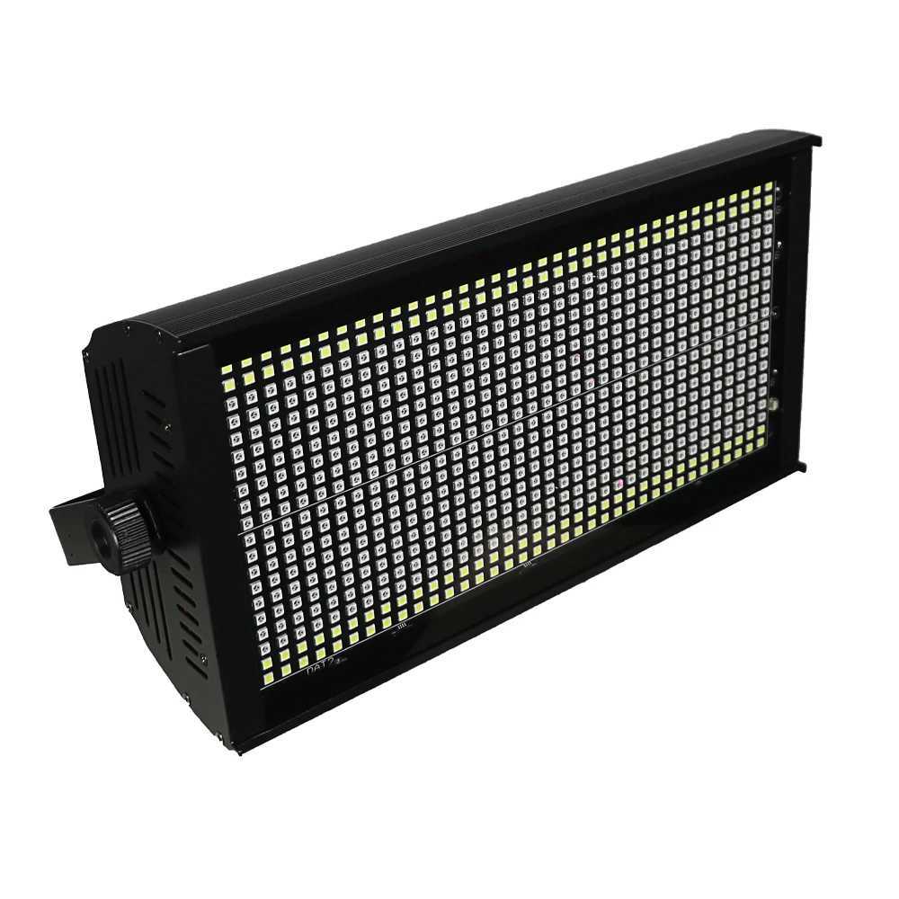 1/4pcs 200W 576RGB+144White LED Strobe Lights DMX Super Bright Uplight DMX512 Dj Disco Wash Bar Party Stage Lighting Effects W250701