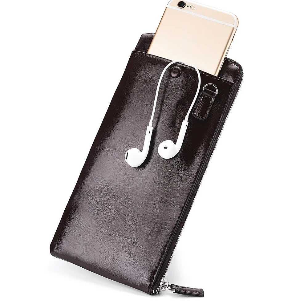 Men Wallets Classic LG Style Card Holder M Purse Quality Zipper Large Capacity Big for Cellphone Brand Luxury Wallet for Me Y250707