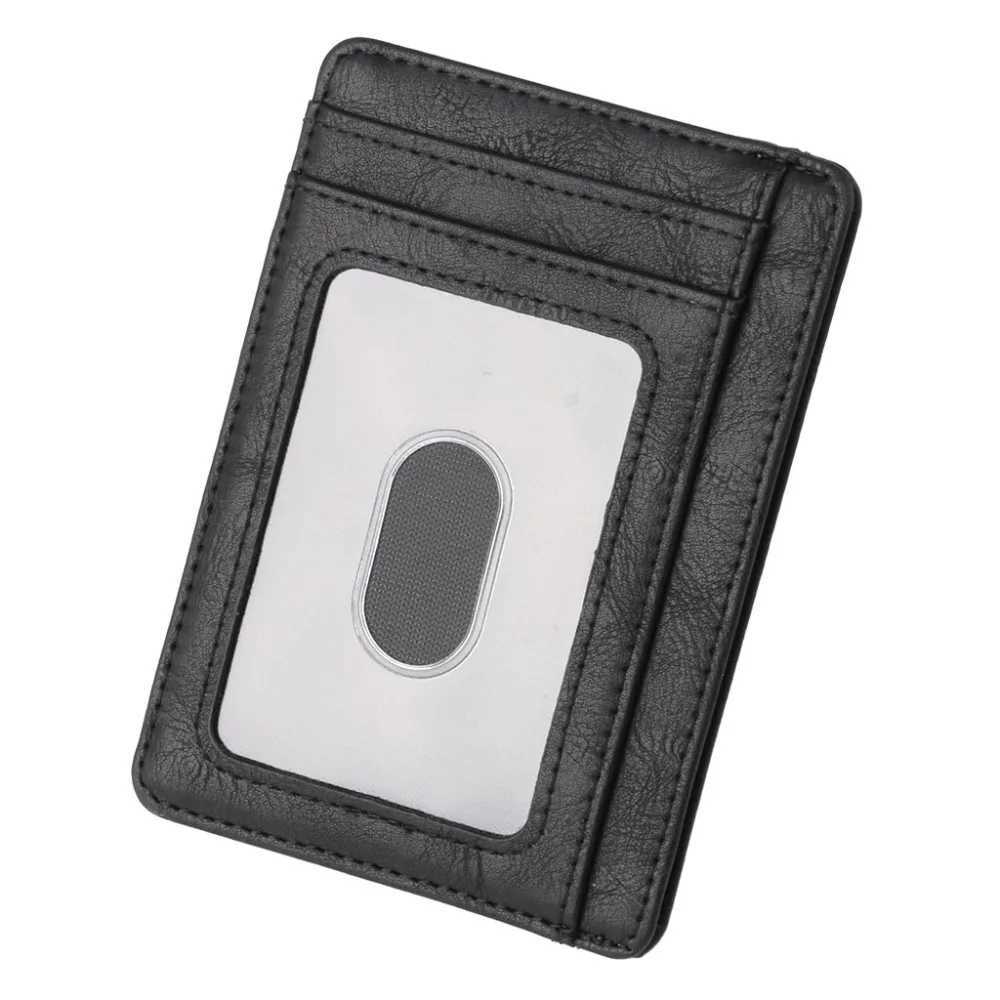 THINKTHENDO Slim RFID Blocking Leather Wallet Credit ID Card Holder Purse May Case for Men Wen 2020 Fi Bag 11.580.5cm Y250707