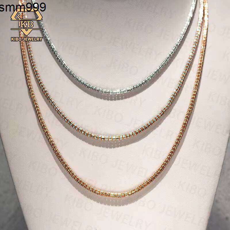 Bestselling Moon Ice Chain Sier Hip-Hop Mens Necklace New Design Jewelry