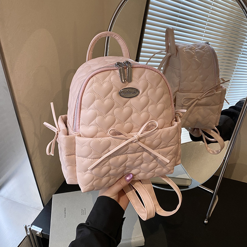 Free shipping designer Ins Trend College Style Backpack 2025 New Korean Fashion High-End Travel Bag Niche Design Women Bag