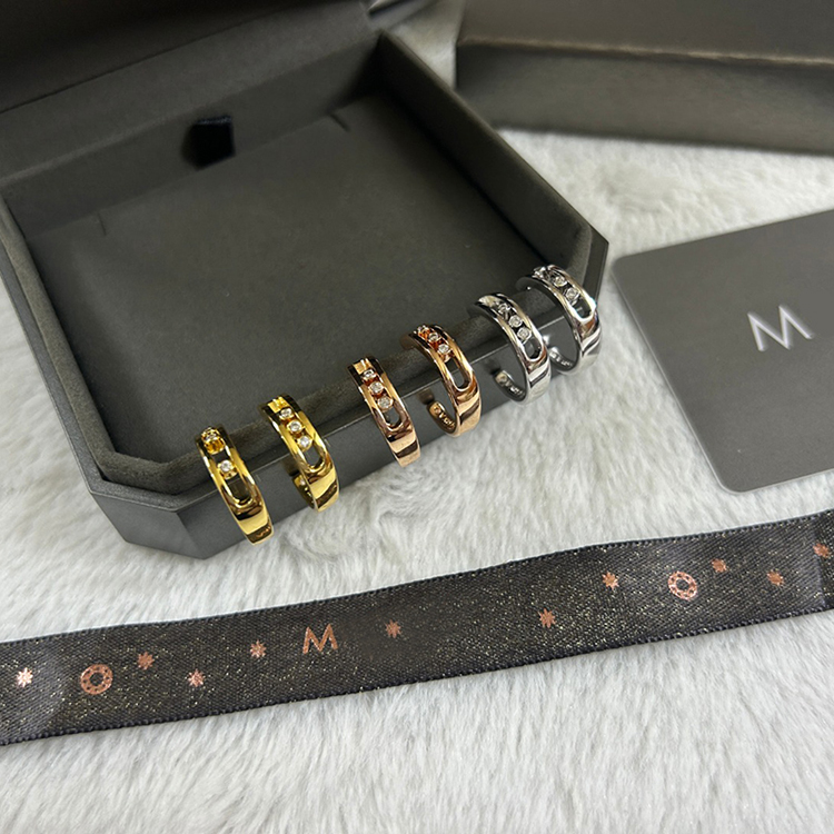 Earring luxury gold plated designer's earrings stud women diamond earring wedding party accessories 0014