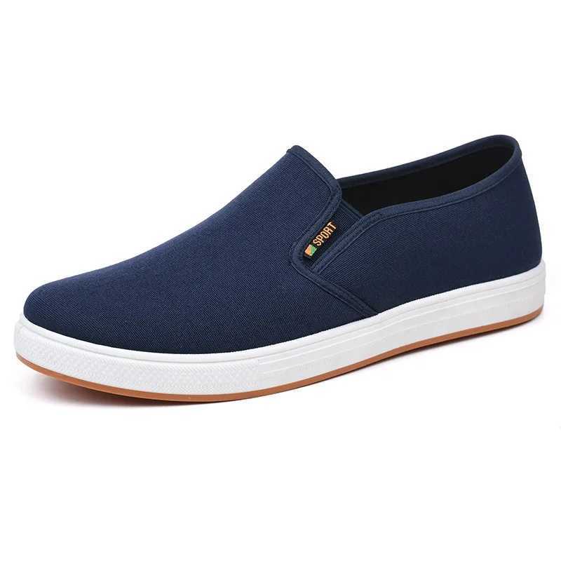 Mens Canvas Sneakers Casual Slip-On Vcani Lightweight Flat Shoes Affordable Sing Y250707