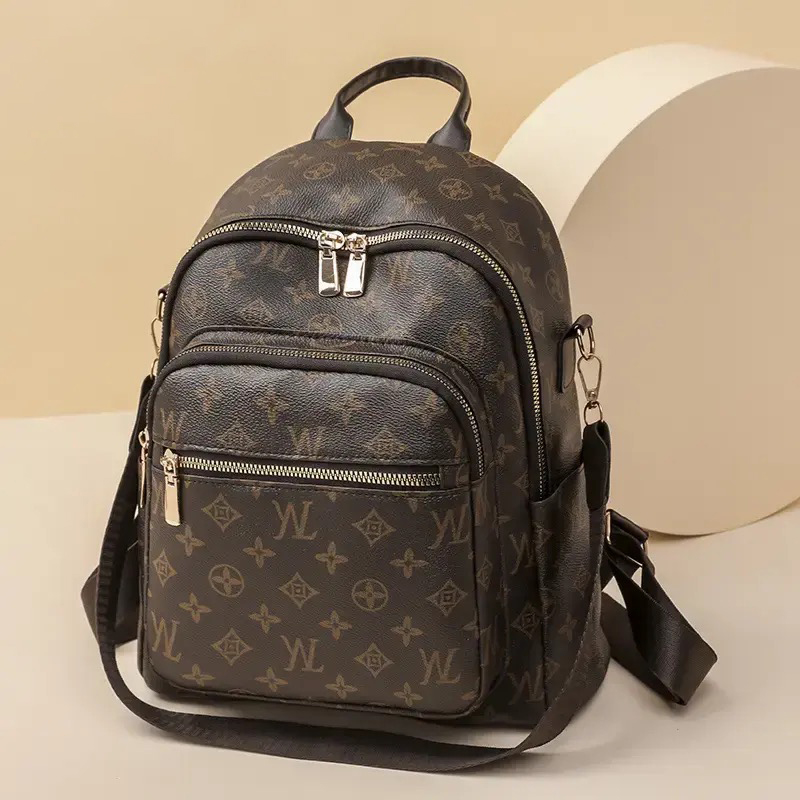 Backpacks Designer Bags Luxury Bags Fashion Shoulder Rucksack Unisex Vintage Old Flower Brown Large Capacity Student Commuter Backpack Backpack School