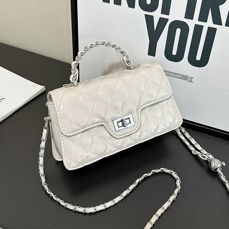 Free shipping designer Handbag Small Square Bag for Women High-End Luxury Style 2025 Summer New Chain Bag Fashionable Shoulder Bag Crossbody Bag High-