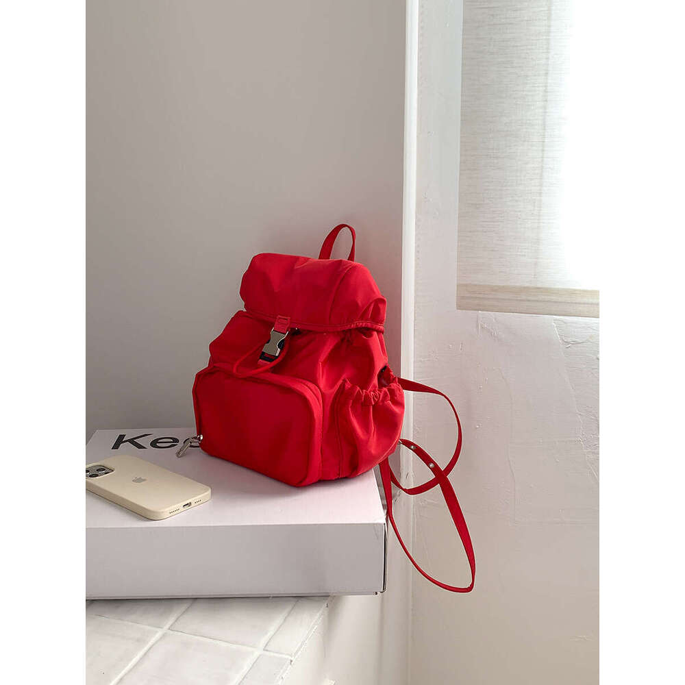 Small backpack nylon 2025 new fashionable casual backpack college style daily commuting backpack