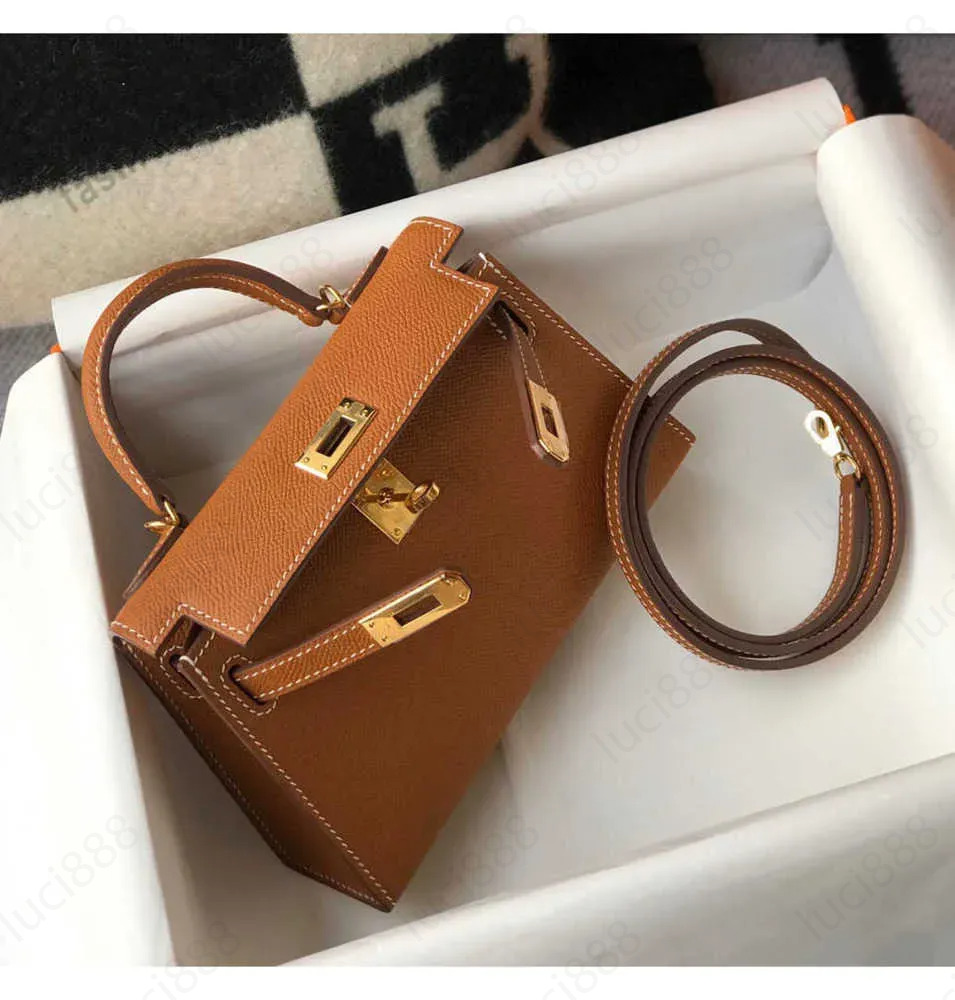 Evening Bags New Designer Fashion Mini Womens Bag 19cm 25cm Real Leather Portable Cowhide Second Generation Single Shoulder Messenger5468
