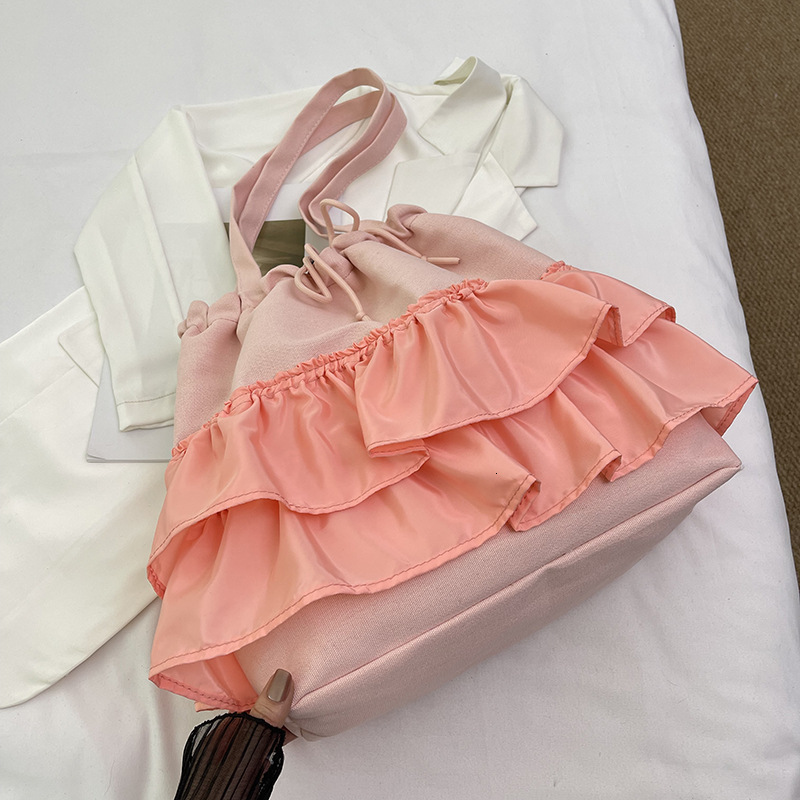 Free shipping designer Ballet Style Cute Canvas Bag for Women New Summer Underarm Bag Single Shoulder Bag High-end Niche Tote Bag