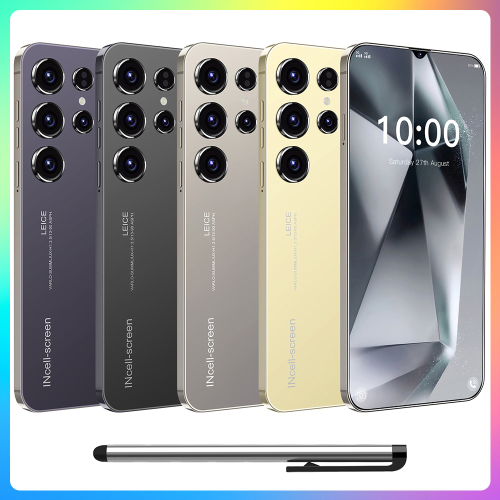2025 Original S24 Ultra 5G Global Version 7.3inch Cellphons 7800mAh 108MP Camera Unlocked Mobile phone Local Warehousee Android Smartphone