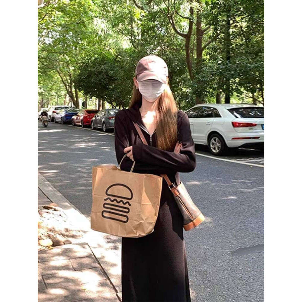 New French Style Elegant Sweatshirt For Women, Spring And Autumn Long With Coat, Inner Layer Base Dress B5