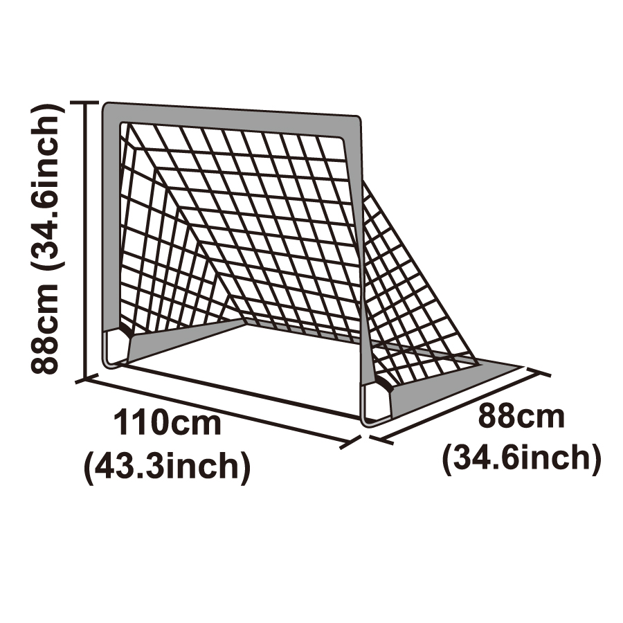 Fun at Home: Collapsible Soccer Goal Post with Net for Little Athletes