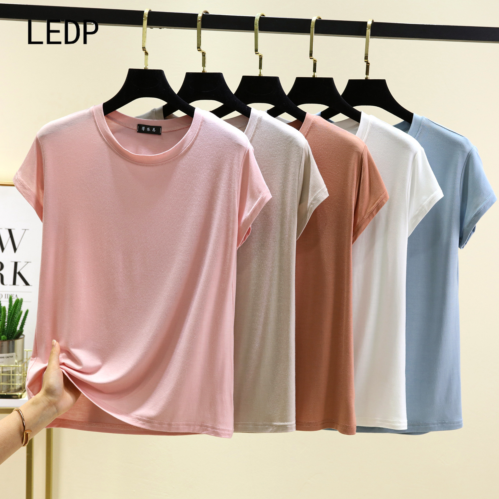 137183 Telomerase activated ice silk shirt plus size women's chromosome gradient breathable gene editing forest series
