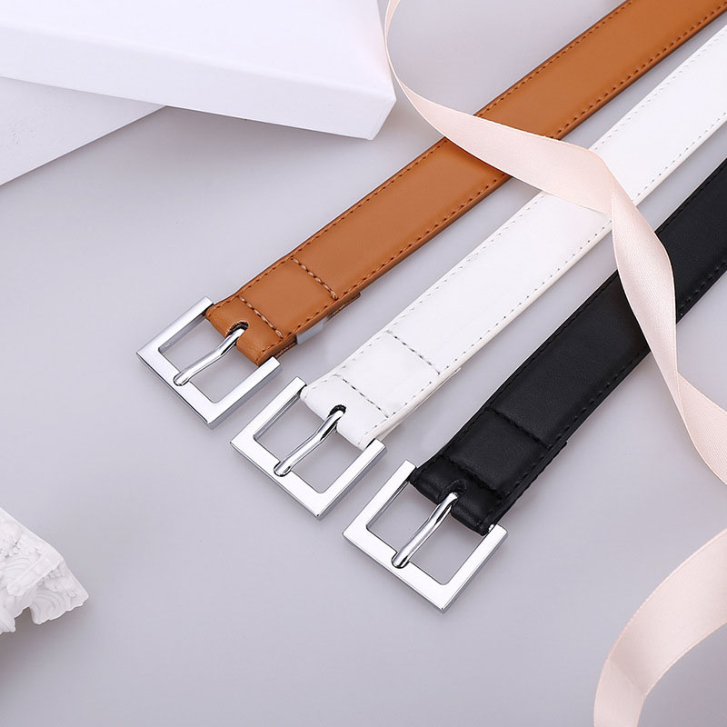 Womens Needle Buckle Belts Classic Designer Belts Genuine Leather Girls Dress Jeans Belts Trendy Belts for Women