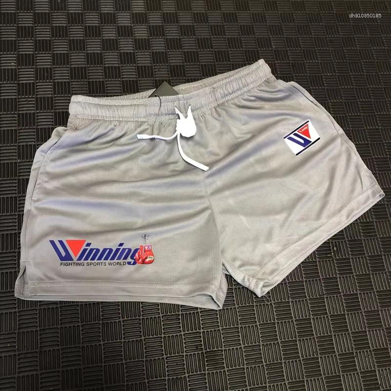 Men's Shorts Summer Cotton Winning Training Running Quick Drying Sports Fitness Men Sanda Boxing Muay Thai Fighting Moto