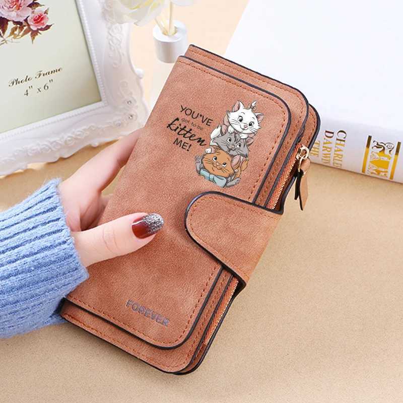 The Aristos Large Capacity Wallet Girl Marie Anime Figures Purse Wan Mti Card Slot Multifunctional Card Holder Y250707