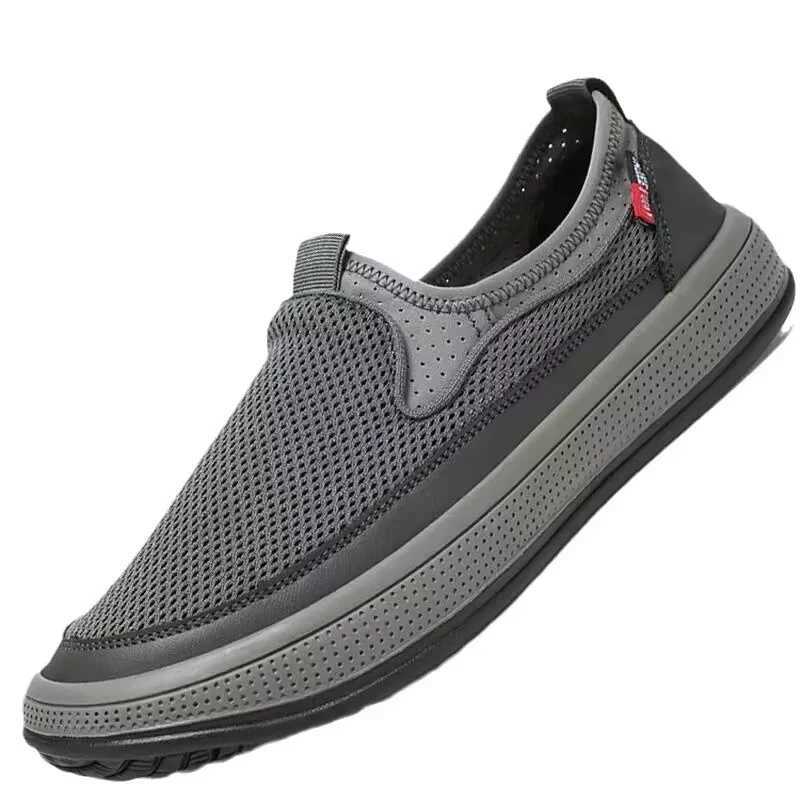 Mens Summer Sneakers Shipping Shoe Man Shoes Flat Bott Casual Sneakers Half Pack Designer Shoes Y250707