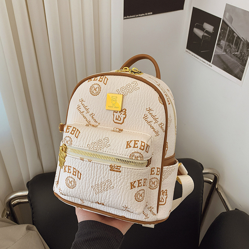 Free shipping designer Versatile High-End Travel Backpack for Women New Fashion Trendy School Bag Student Outing Shopping Handbag Backpack