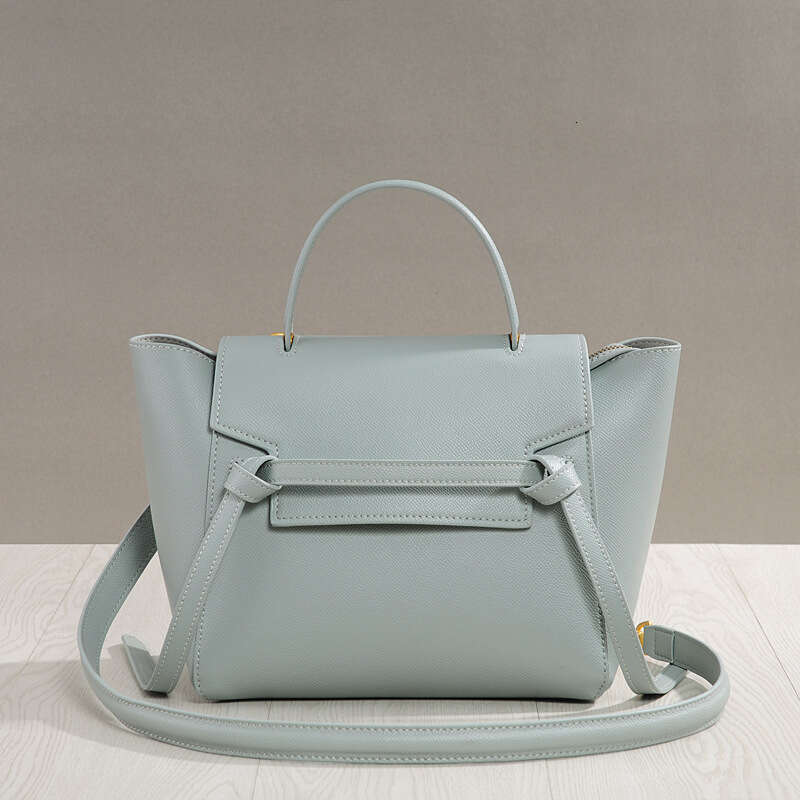 Leather Bag Bucket Bag High Quality Catfish Genuine Leather Women S Large Capacity Crossbody Handbag Fashionable Wing Cowhide Smiley Face Bag Tote Bag