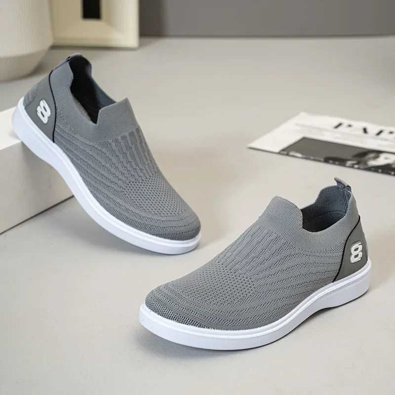 Summer New Mens Shoes Mesh Flat Botted Loafers Casual Board Shoes Casual Mens cheap shoes clearance sing Y250707