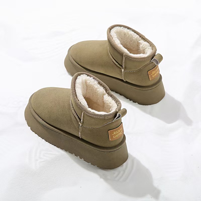 Designer snow boots women's slippers platform boots slide cover classic ultra mini slippers wool suede women's winter ankle short boots Wint