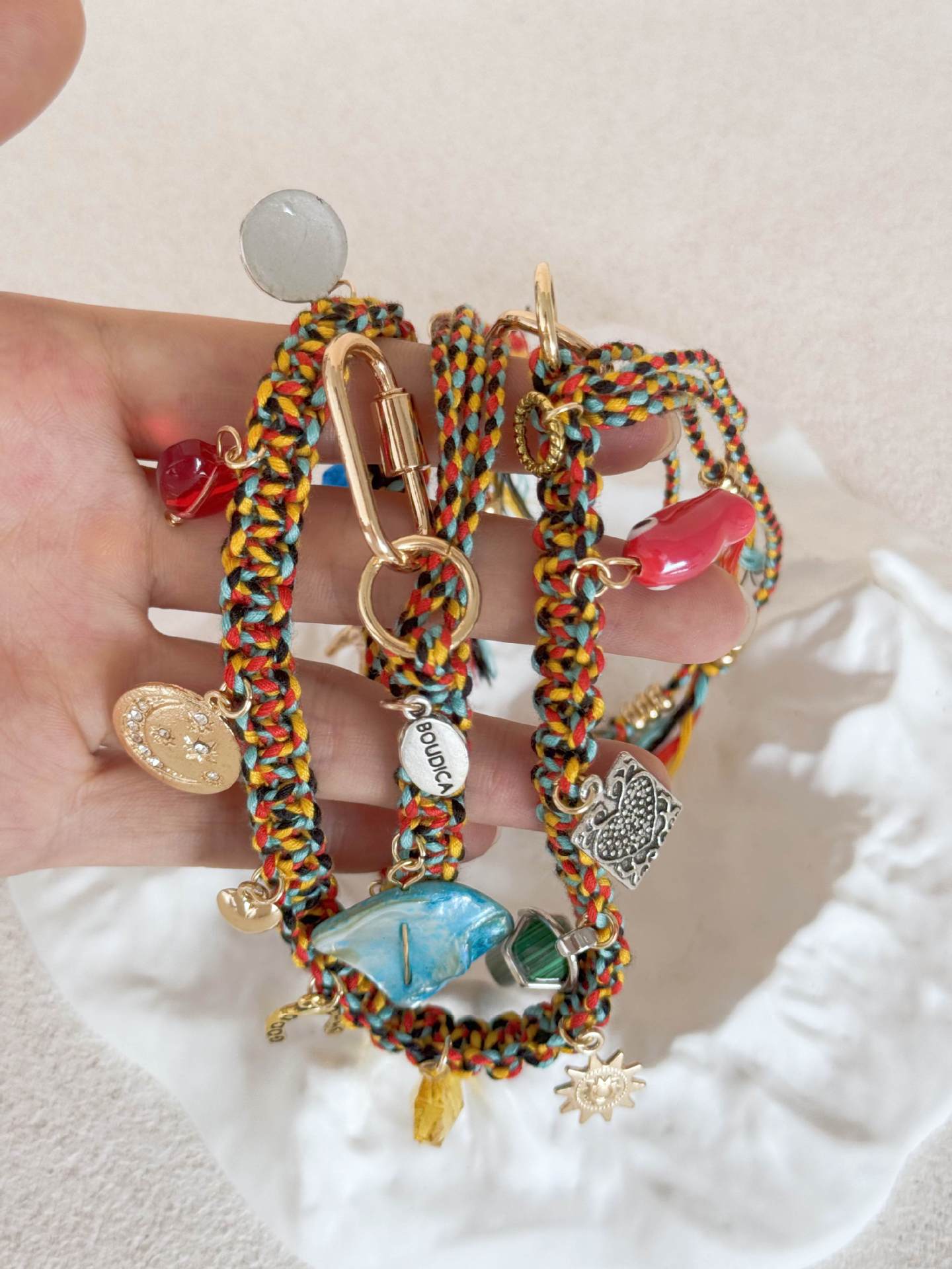 Chic Artisanal Keyring Collection Featuring Unique Designs from FreePeople