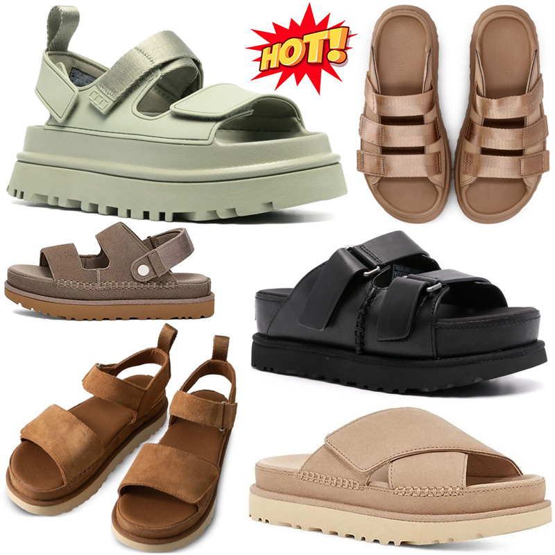 Goldenglow Goldenstar Strap Clogs Designer Sandals Australia Cross Slide Glide Rubber Slippers Platform Women Sliders Shoes Outdoor Sneakers