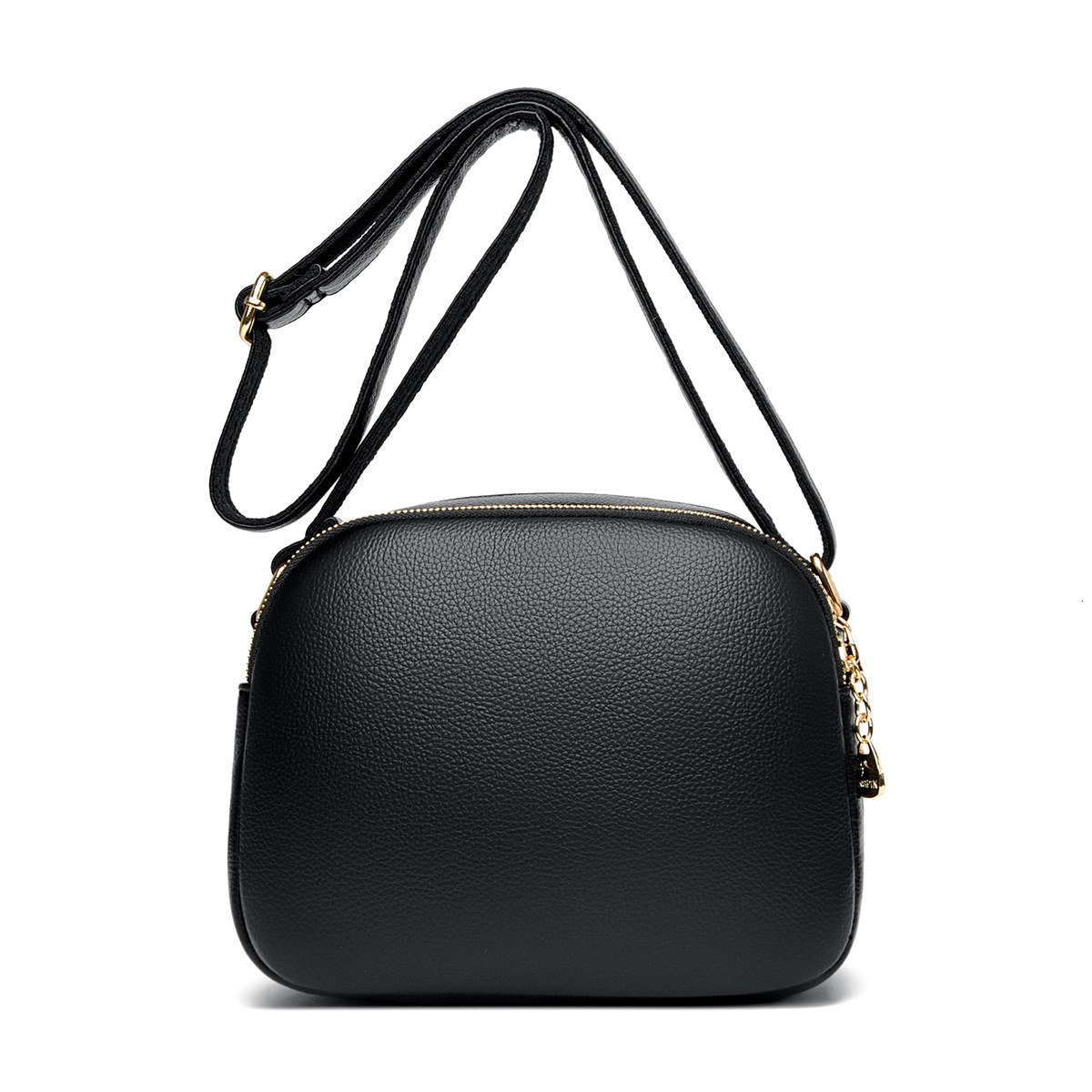 Women s new crossbody bag mobile phone multifunctional cowhide shoulder bag designer bag trend trend small round bag handbag