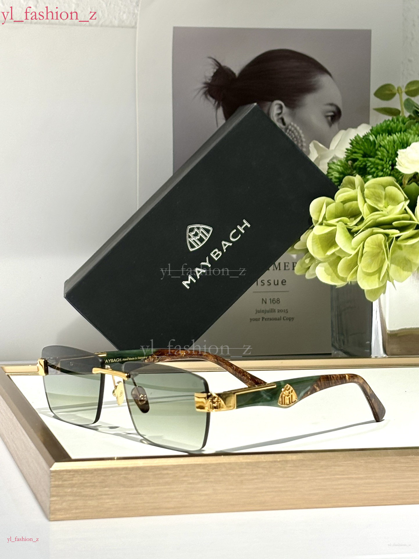 Maybach Sunglasses Premium Quality Designer Sunglasses Candy-Colored For Men And Women High-Quality Classic Goggle Beach Retro Fashion Eyeglasses 293