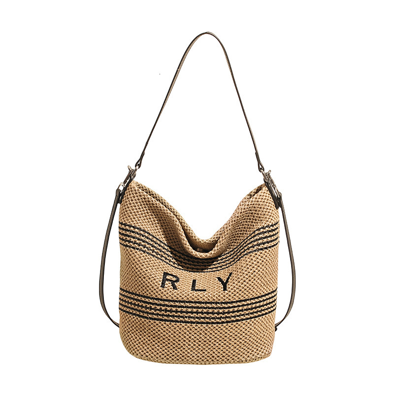 Free shipping designer Straw Bag for Women 2025 New Fashion Versatile Shoulder Bag Crossbody Bag Large Capacity Commuter Handbag Casual Tote Bag