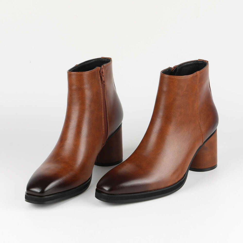 Men's Fashion Free shipping Martin Boots Height Increasing Gentleman British Style