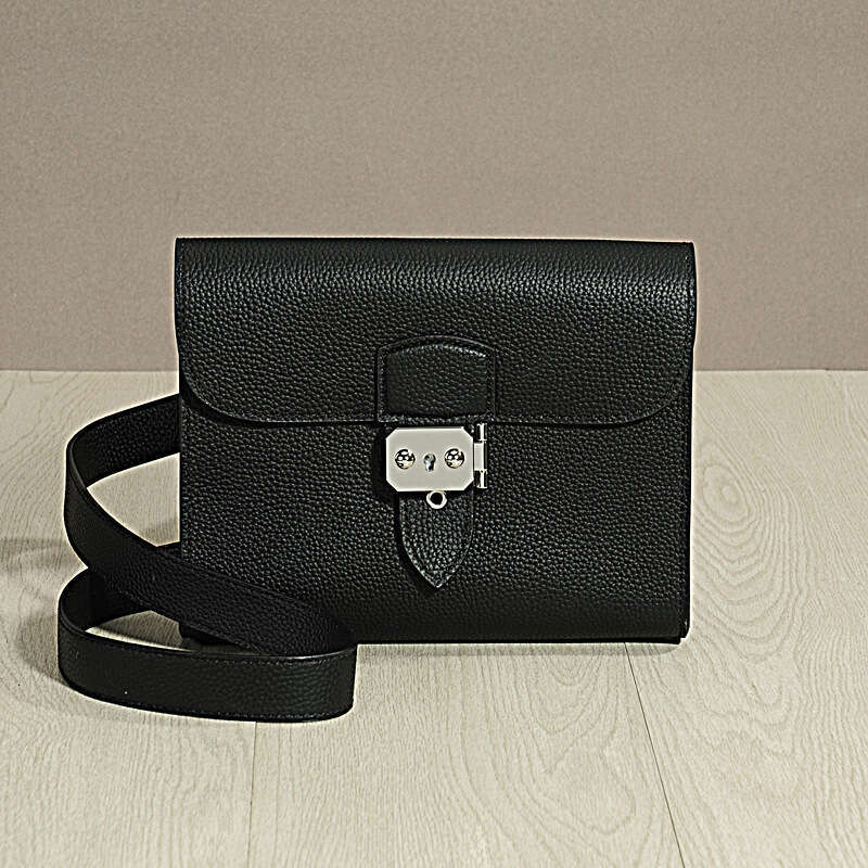 Leather Bag Bucket Bag New Casual Crossbody Cowhide Large Capacity Genuine Leather Shoulder Bag Two In One Clutch Korean Style Tote Bag